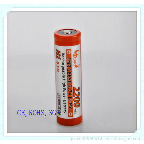 Li-ion Battery 18650-2200mAh, High Cap, Power Bank, E-Cigarette Battery, Power Bank, Lithium 18650 Battery Pack, High Cap, Flashlight Battery, Li Ion Battery